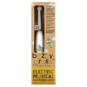 Музыкальная электрическая зубная щетка Jack n' Jill для детей 3+ Buzzy Brush 